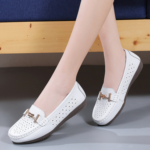 Zapatos Planos de Cuero para Mujer, Primavera 2026, Casuales, Versátiles, con Suela Suave, para Mujeres Embarazadas y Madres - Product Image 3