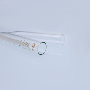 Tubo per centrifuga con fondo a punta in vetro piano superiore lucido con scala provetta in vetro da 10ml 15ml con tubo per centrifuga con fondo a cono in scala - Product Image 4