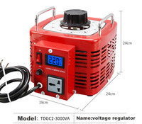 Transformateur de puissance de haute qualité 500W/1000W/2000W, entrée 220V, sortie 0-300V, monophasé, bobine toroïdale, régulateur de tension avec prise