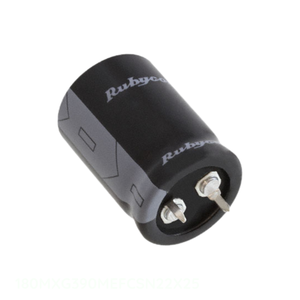 ตัวเก็บประจุแบบ Through Hole รุ่น Original CAP ALUM 390UF 20% 180V SNAP TH 180MXG390MEFCSN22X25 ขนาด 390 ยูเอฟ - Product Image 1