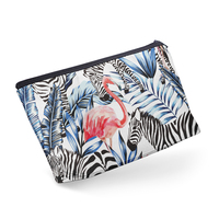 Sac de maquillage de voyage personnalisé, prix bas, sac cosmétique uni personnalisé pour femmes