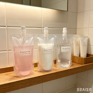 ถุงซิปล็อคแบบพกพาขนาด 150 มล. สำหรับใส่ของเหลว ออกแบบเองได้ ได้รับการรับรองจากสายการบิน เหมาะสำหรับโรงแรม การเดินทาง และร้านขายของใช้ในห้องน้ำ - Product Image 1