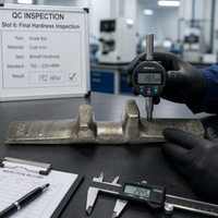Pièces de fonderie sur mesure en barres de grille de four résistantes aux hautes températures pour chaudières industrielles et incinérateurs
