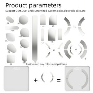 28MM di vetro <span class=keywords><strong>Smart</strong></span> casalinghi bilancia elettronica digitale da bagno per misurare il grasso a basso costo - Product Image 6