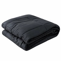 Selimut Berbobot Bernapas 48x72 Selimut Berat Berlapis Lembut dengan Butiran Kaca Non-Toksik Selimut Sensorik untuk Tidur di Rumah