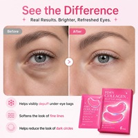 Patchs Masques Yeux au Collagène PDRN Niacinamide Éclaircissant Anti-Cernes Anti-Rides Soin des Yeux Gel Marque Privée OEM