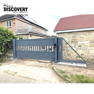 Allée coulissante automatique Portail de luxe en aluminium personnalisé Coulissant House Gate Designs Pictures for Villa - Product Image 2