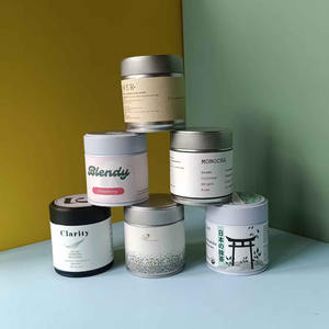 抹茶マット密閉缶コーヒーティースパイスプロテインパウダーバルク金属包装用メーカーカスタム30g <span class=keywords><strong>40g</strong></span> 50g - Product Image 2