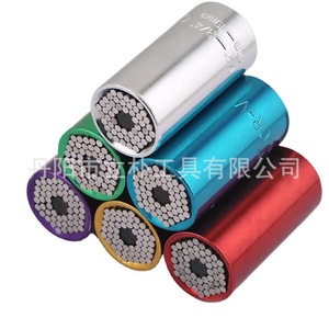 Colorful Magic <b>Socket</b> Set 1/4 In Hex Chromium Vanadium Steel Chrome Plated Automotive Repair Tools - Product Image 4