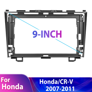 Podofo Bảng Điều Khiển GPS Xe Hơi Fascia Cho <span class=keywords><strong>Honda</strong></span> <span class=keywords><strong>CRV</strong></span> 2007-2011 9 Inch Bảng Điều Khiển 2 Din Android Bảng Điều Khiển Phát Thanh Nổi Fascias Khung Bảng Điều Khiển - Product Image 2