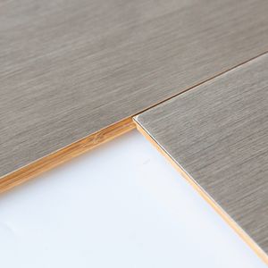Sol d'intérieur en bambou massif <span class=keywords><strong>Parquet</strong></span> en bambou naturel teinté <span class=keywords><strong>gris</strong></span> horizontal carbonisé - Product Image 2