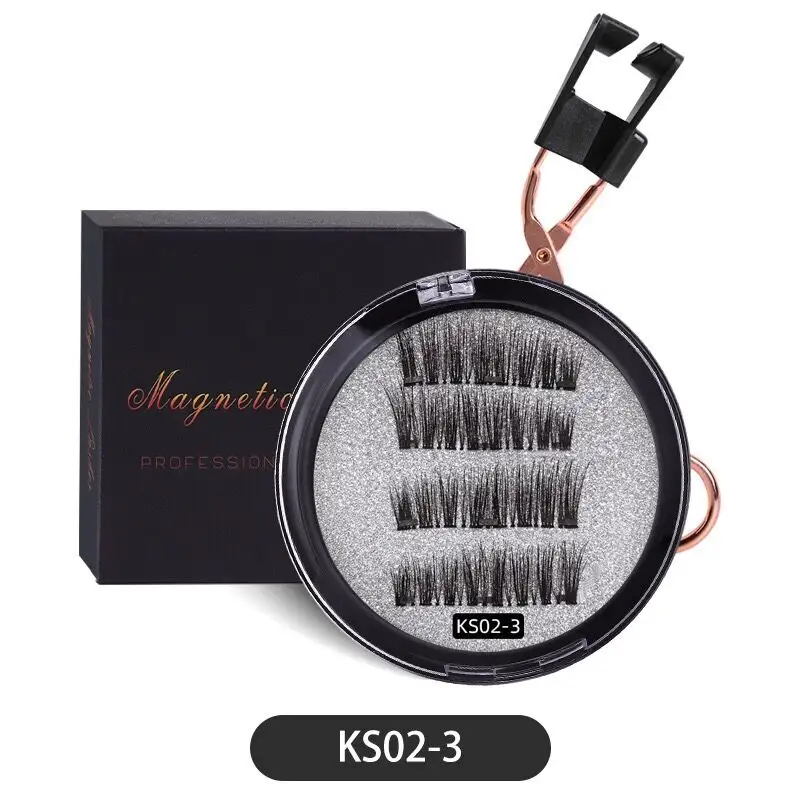 New Arrival Strong Water Resistant Ten Circle PowerGrip Magnets Lashes Own Brand Magnetic Eyelashes Wholesale 10 Magnet Eyelash