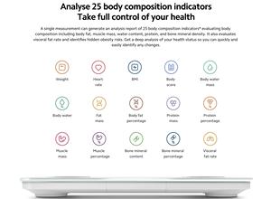 Báscula de composición corporal <span class=keywords><strong>Xiaomi</strong></span> S400 Medición precisa de la impedancia eléctrica Múltiples modos Peso de la báscula corporal <span class=keywords><strong>Mi</strong></span> - Product Image 6
