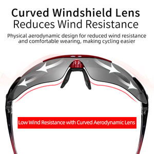 <span class=keywords><strong>ROCKBROS</strong></span> <span class=keywords><strong>Gafas</strong></span> Polarizadas para <span class=keywords><strong>Ciclismo</strong></span>, Lentes Transparentes con 5 Lentes, UV400, <span class=keywords><strong>Gafas</strong></span> de Sol Deportivas al Aire Libre, Hombre y Mujer - Product Image 6