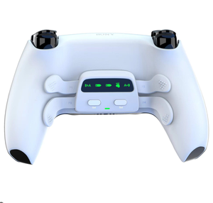 <span class=keywords><strong>Quatre</strong></span> boutons arrière antidérapants en TPU/ABS pour manette PS5 – Coque de protection arrière en caoutchouc avec clip – Accessoire de modification pour boutons latéraux - Product Image 1