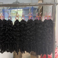Extensions de cheveux 100% naturels à tresser, bouclés, alignés dans le sens des cuticules, bruts, cambodgiens, bouclés birmanes, pour crochet, indiens bruts