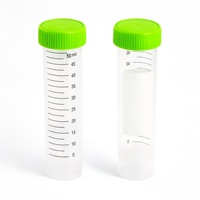 Tubos de Centrífuga de Laboratorio de Fondo Cónico Estériles de Plástico de 15ml/50ml/225ml, Fabricantes Chinos