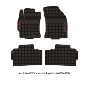 KCTION Vente en gros d'accessoires automobiles populaires, tapis de voiture OEM, imperméable, antidérapant, durable pour <span class=keywords><strong>Toyota</strong></span> <span class=keywords><strong>Corolla</strong></span>, tapis de sol de voiture en PVC - Product Image 1