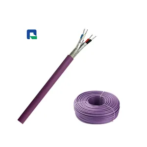 Cable Canbus personalizado RS485 2PR * 19AWG Cable Canbus de cubierta exterior violeta de PVC para línea de producción automática