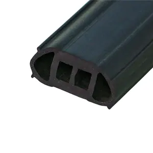 Kunden spezifische D U P R B S H Speziell geformte Epdm Nbr Gummis chaum Extrudierte Profile mit weichen Dichtung streifen