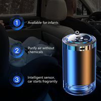 Diffuseur d'arômes et humidificateur intelligent pour voiture, lampe d'ambiance ciel étoilé, décoration intérieure haut de gamme, lumière parfumée