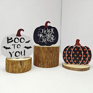 Ornement de citrouille d'Halloween, décoration en papier 3D sur pied pour la décoration de table à la maison, cadeau pour adulte - Product Image 4