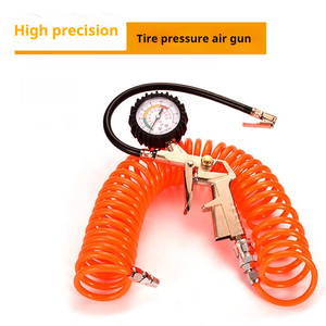 Kit d'accessoires pour compresseur d'air portable, gonfleurs <span class=keywords><strong>de</strong></span> pneus, outils <span class=keywords><strong>de</strong></span> réparation <span class=keywords><strong>de</strong></span> pneus, <span class=keywords><strong>manomètre</strong></span> <span class=keywords><strong>de</strong></span> <span class=keywords><strong>gonflage</strong></span> avec valve <span class=keywords><strong>de</strong></span> commande <span class=keywords><strong>pneumatique</strong></span> - Product Image 6