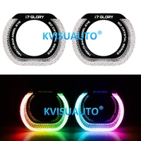 Feux de jour à LED CQL I7U pour voiture, anneaux halo Angel Eyes, pour lentille de projecteur bi-xénon, kit de rétrofit