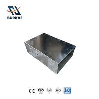 Canaux de câblage en acier galvanisé, type cheminée, fond plein, taille sur mesure pour le câblage des bâtiments commerciaux