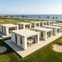 Maison préfabriquée modulaire pour l'hébergement touristique, appartement mobile préfabriqué, bâtiment préfabriqué personnalisable, isolation thermique, insonorisation