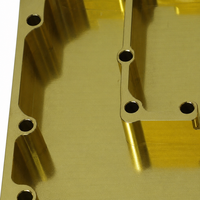 Caja de blindaje CNC de aluminio chapado en oro personalizada con cavidad RF y fresado por perforación, tolerancia de 0.002 mm para señal de equipos de comunicación