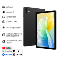 Tablette Android Pritom M60C, la plus récente, la plus abordable, OEM, tablette 11 pouces, Wifi, Android 15, tablette pour les entreprises et l'éducation