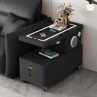 Table d'appoint intelligente tendance : Table basse moderne et minimaliste pour salon, table basse portable pour petits appartements