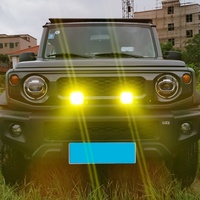 LUMA 3/5 portes 19-24 Accessoires d'extérieur Nouveaux supports d'éclairage de pare-chocs avant pour Suzuki 4th Gen Jimny Sierra JB64 JB74 JC74