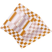 Sac d'emballage en plastique, 10 pièces, sachet de collations, refermable à la chaleur, transparent, pour des biscuits et des bonbons