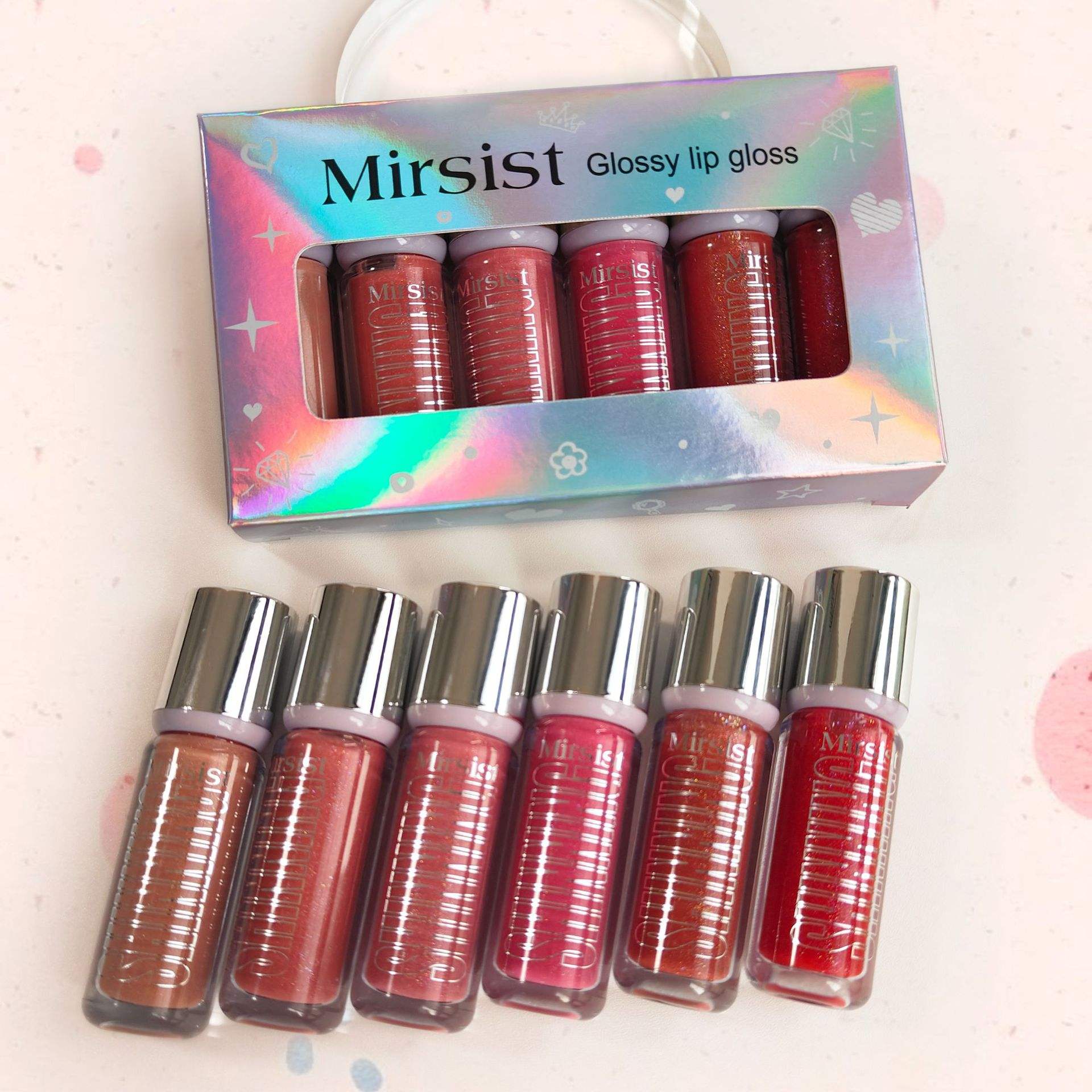 C308-6 pcs lip gloss (This product is for cross-border sales only and is prohibited from being sold domestically)