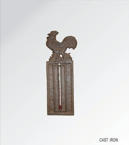 Termômetro de Ferro Fundido para Montagem na Parede, Termômetro Externo Rústico em Forma de Pássaro para Decoração de Jardim - Product Image 5