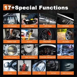 Humzor s716 chẩn đoán Scanner <span class=keywords><strong>OBD2</strong></span> phần mềm cập nhật <span class=keywords><strong>Bluetooth</strong></span> 5.0 một cách nhanh chóng đọc/Thanh toán bù trừ Mã công cụ chẩn đoán thiết lập lại dịch vụ - Product Image 6