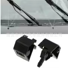 Nissan Front Windshield Washer Nozzle With Hose Connector <b>Set</b> 28932-JD000 Plastic Mechanical Type - Product Image 5