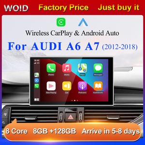 HFMidia AUDI A6 A7 C7 Qualcomm Snapdragon 8581 Écran rétractable Android 15 Autoradio Lecteur DVD CarPlay sans fil Android Auto - Product Image 5