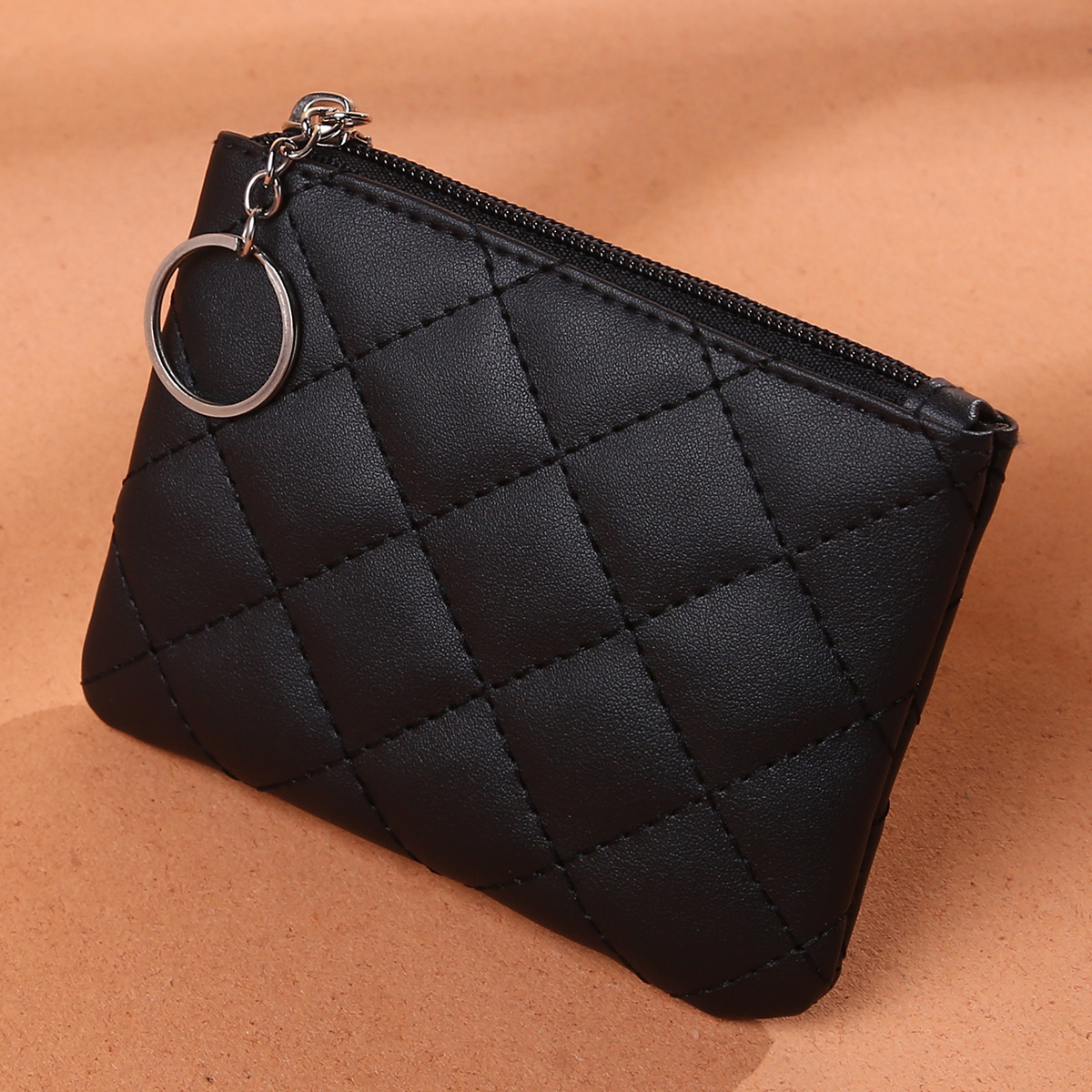 小物 forme Coin purse black Amazon.com: FurArt Coin Purse, Dual Keyring Change Purse