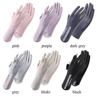 Dropshipping Shopify Fulfillment Agent 2025 Gants de protection solaire élastiques respirants en soie de glace UV pour la conduite