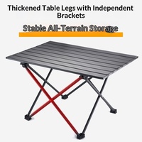 Outdoor-Klapptisch aus Kohlenstoffstahl, tragbar, rechteckig, für Camping, Grillen, Picknick, Straßenverkauf und Kochen