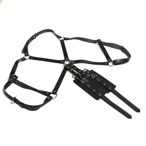 ベストセラー 大人向けカップル用代替セックス玩具 ベッド用SMアームハンドカフ 拘束牽引代替玩具 BDSMボンデージハーネス - Product Image 6