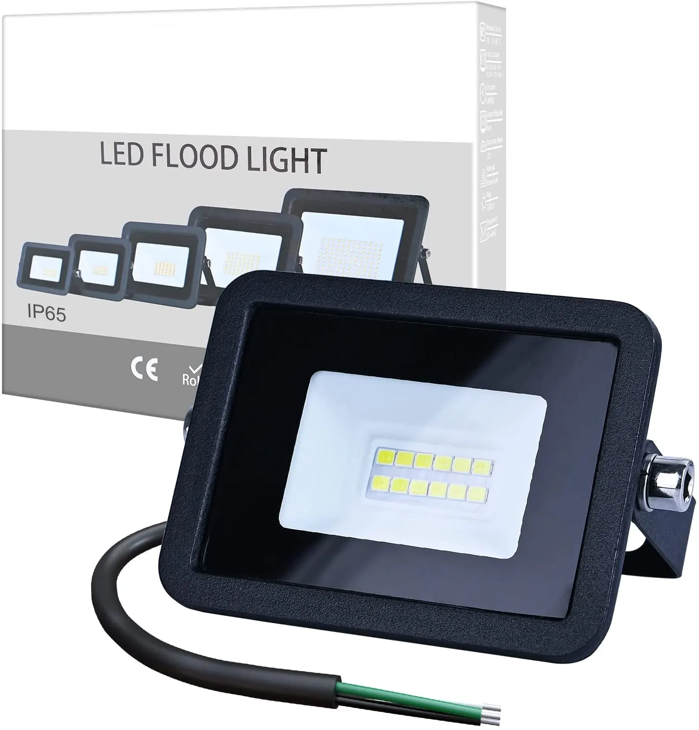 Đèn LED Chống Nước Ngoài Trời CE EMC ErP 10W-2022 W Chống Nước IP65 Bán Chạy 500 Đèn Pha LED Không Nhấp Nháy Đèn Pha Có Chức Năng Cố Định