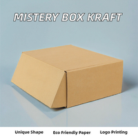 Boîte mystère électronique - Coffret cadeau en carton ondulé rigide en matériaux recyclés avec doublure en mousse pour ceintures et cravates (personnalisable)