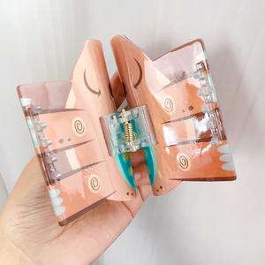 <span class=keywords><strong>Pince</strong></span> à cheveux artisanale Bofeia en cristal, style Q, motif animal, esthétique Dopamine, mignonne et girly, cadeau personnalisé simple pour enfants - Product Image 3