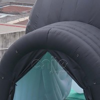Tunnel gonflable portable pour course de casques, tunnel de football gonflable à traverser pour événements sportifs