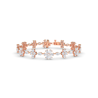 Bracelet à maillons en argent sterling 925 fait main, serti de pierres de moissanite cultivées en laboratoire, design cubain glacé pour un style audacieux et élégant