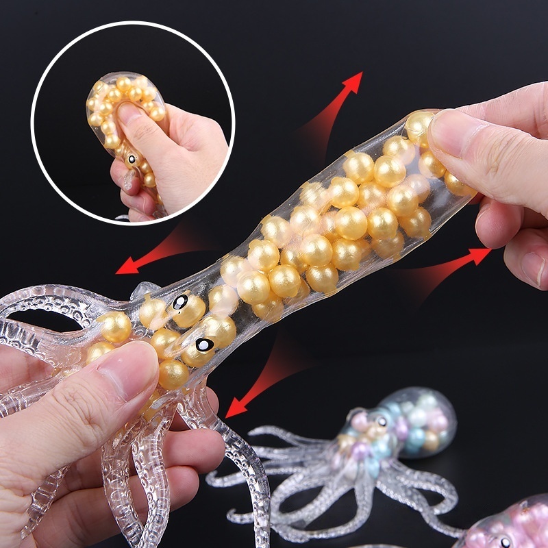 TPR Octopus Animal Squishi Sensory Fidget